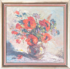 Aleksandar Gorlov - Poppies in a Vase
