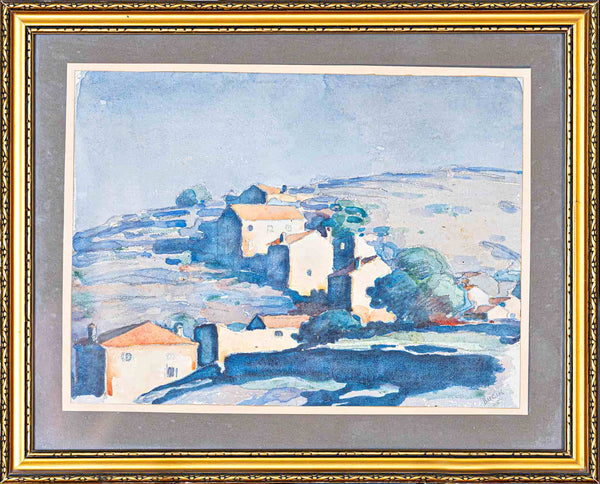 Avgust Andrej Bucik - Karst village in 1925