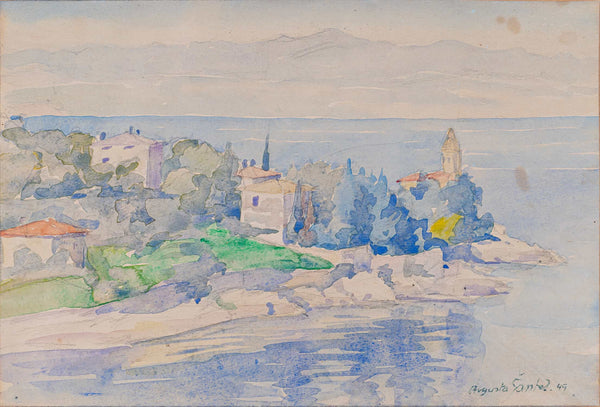 Avgusta Šantel - Seaside in 1949