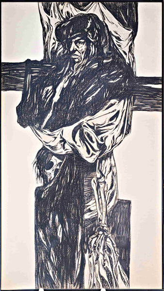 Bard Iucundus - Autoportrait and Skeleton