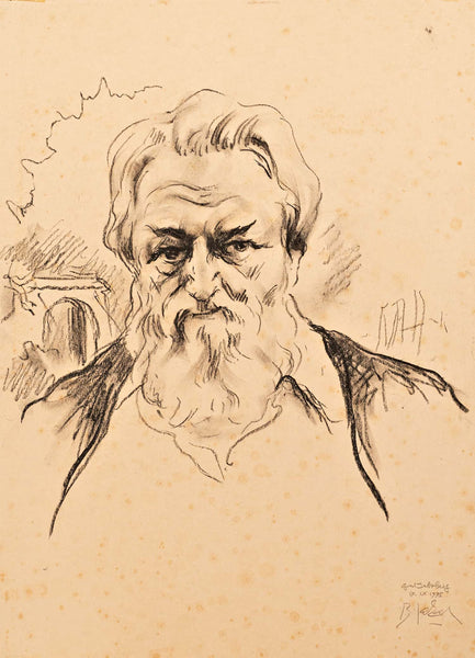Božidar Jakac - Autoportrait from 1975