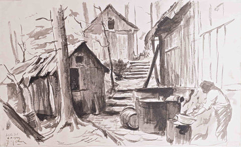 Božidar Jakac - Jelen Dol in 1944