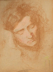 Božidar Jakac -  Portrait of Pepina Ivančič resting