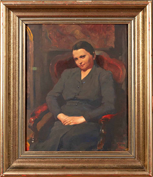 Božidar Jakac -  Portrait of Tatjana Jakac