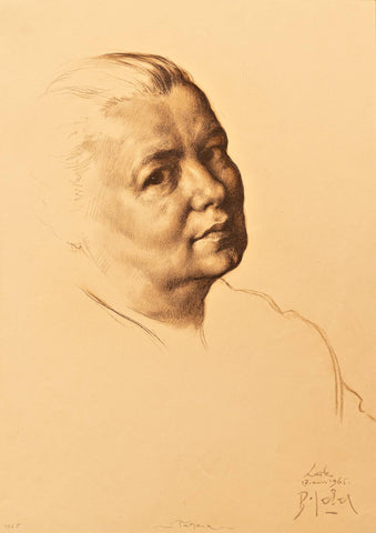 Božidar Jakac -  Tatjana Jakac in Laško in 1965