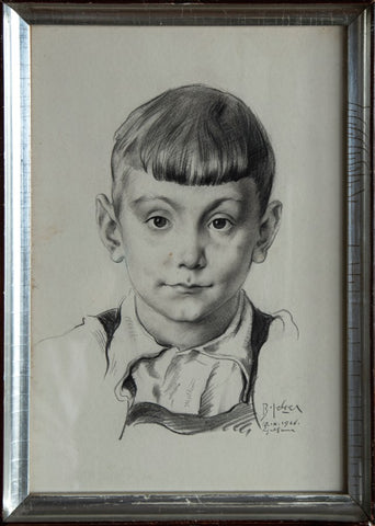 Božidar Jakac - Sketch of Boy