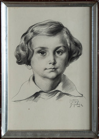Božidar Jakac - Sketch of Girl