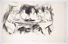 Božidar Jakac - 6 Women by the Table, 1925