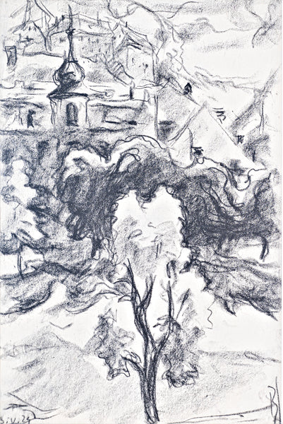 Božidar Jakac - Church and Castle