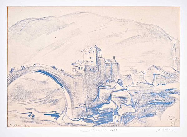 Božidar Jakac - Mostar, 1963