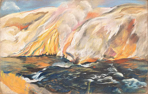 Božidar Jakac - Yellowstone Park