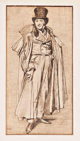 Dle Jean Auguste Dominique Ingres - Portrét - Jacques-Louis Leblanc