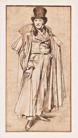 Dle Jean Auguste Dominique Ingres - Portrét - Jacques-Louis Leblanc