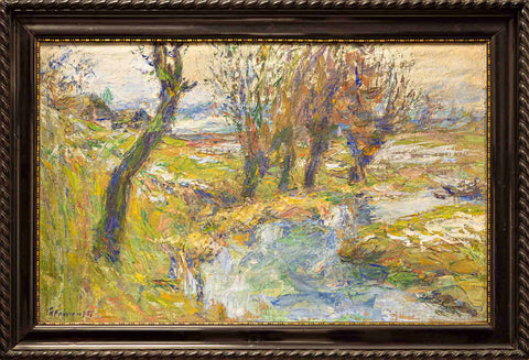 Fran Klemenčič - Willows by the stream