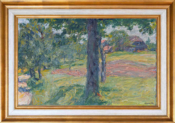 Fran Klemenčič - Trees and Farmhouse