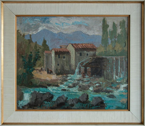 France Godec - Mill on the river