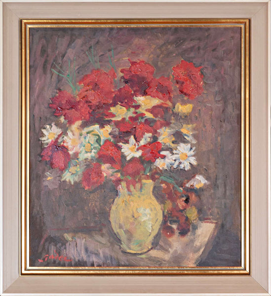France Godec - Bouquet of Red Flowers