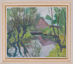 France Godec - Mill, River and Willows
