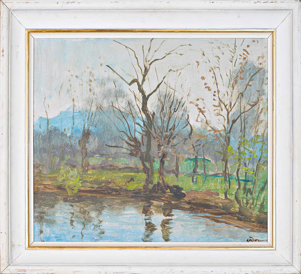France Godec - Willows by the Stream