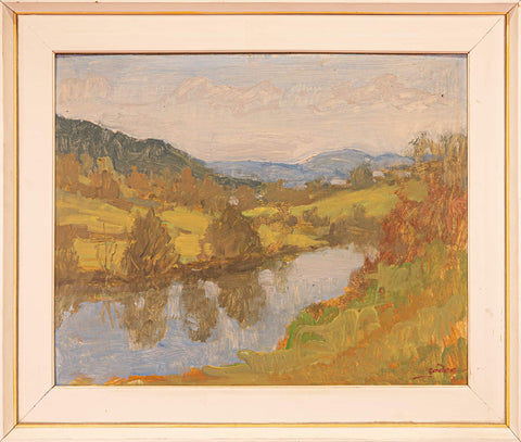 France Godec - Mountains by the stream