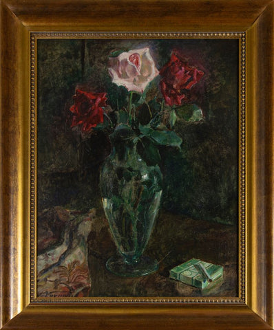 Ivan Vavpotič - Roses in a vase