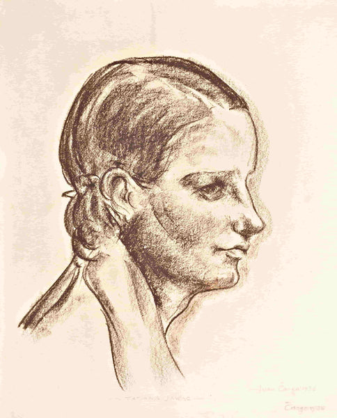 Ivan Čargo - Portrait of Tatjana Jakac