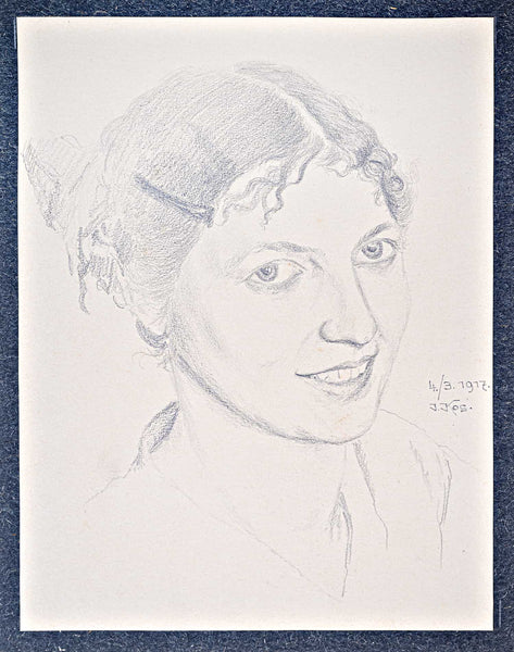 Ivan Kos - Portrait of a Lady from 1917