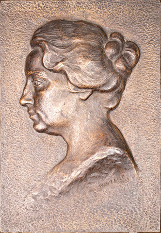 Ivan Zajec -  Bronze Head of a Lady, 1923
