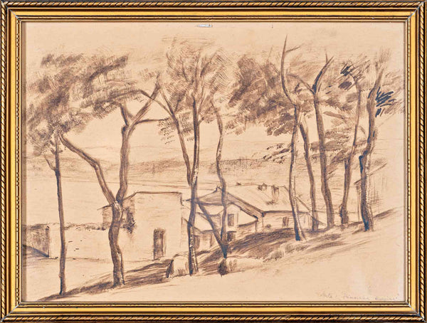 Izidor Mole - Motiv s Primorja, 1921