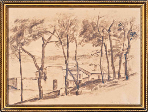 Izidor Mole - Motiv s Primorja, 1921