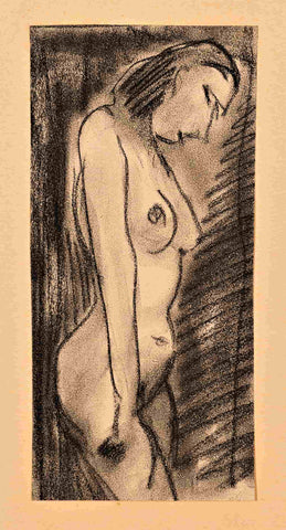 Jaro Prochazka - Nude with breasts to knees