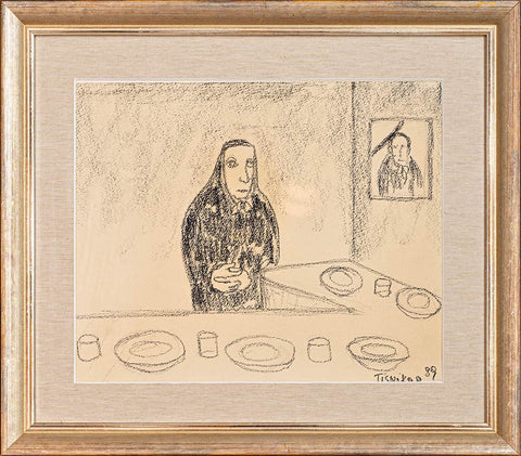 Jože Tisnikar - Mother in 1989