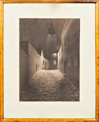 Josef Jelinek - Evening alley on Benešova, Prague