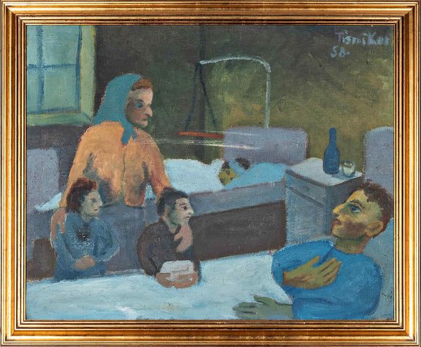 Jože Tisnikar - Visiting in 1958