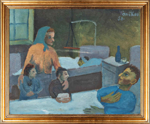 Jože Tisnikar - Visiting in 1958