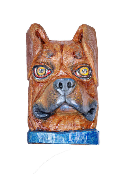 Jurij Kalan - Brown Dog with Blue Collar