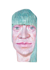 Jurij Kalan - Girl with Blue Hair