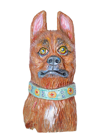 Jurij Kalan - Light Brown Dog with Collar