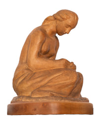 Karel Dvorak - Sitting woman