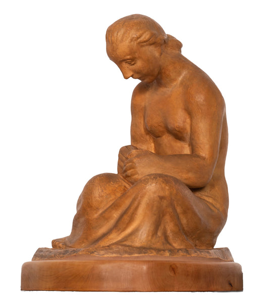 Karel Dvorak - Sitting woman