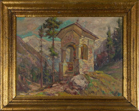 Maks Koželj - View of the Kamnik Alps (Chapel)