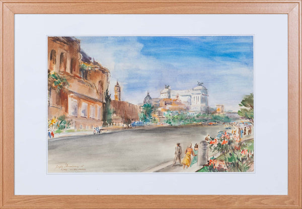 Lajči Pandur - Roma, Via dell Impero in 1963