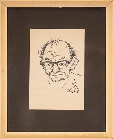 Lojze Perko - sketch of Marjan Kozina - 1960