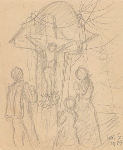 Maksim Gaspari - Sketch of praying