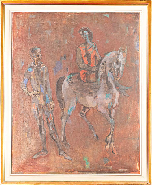 Maksim Sedej - Lady in Red on Horse