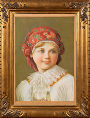 Maksmiljan Pirner - Portrait of a girl