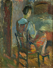 Marij Pregelj - On a stool