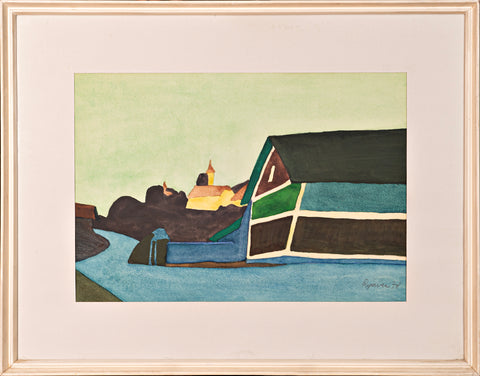 Milan Rijavec - Church in Village