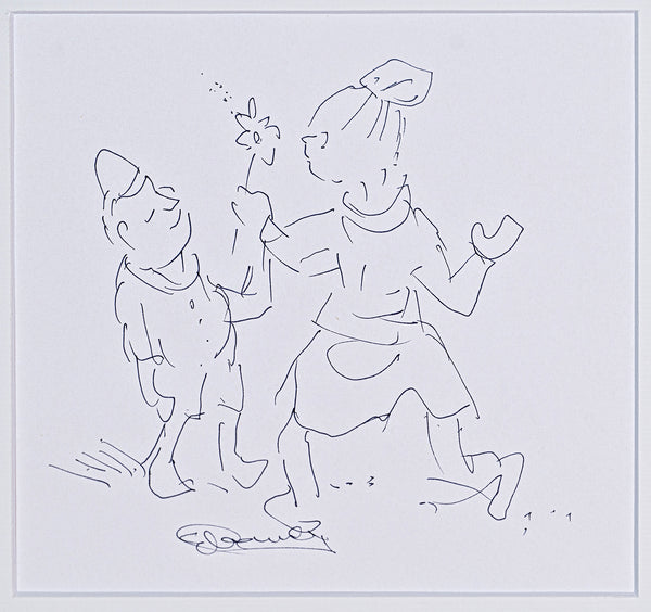 Milko Bambič - Kids with Flower