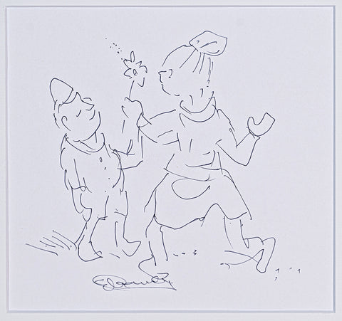 Milko Bambič - Kids with Flower